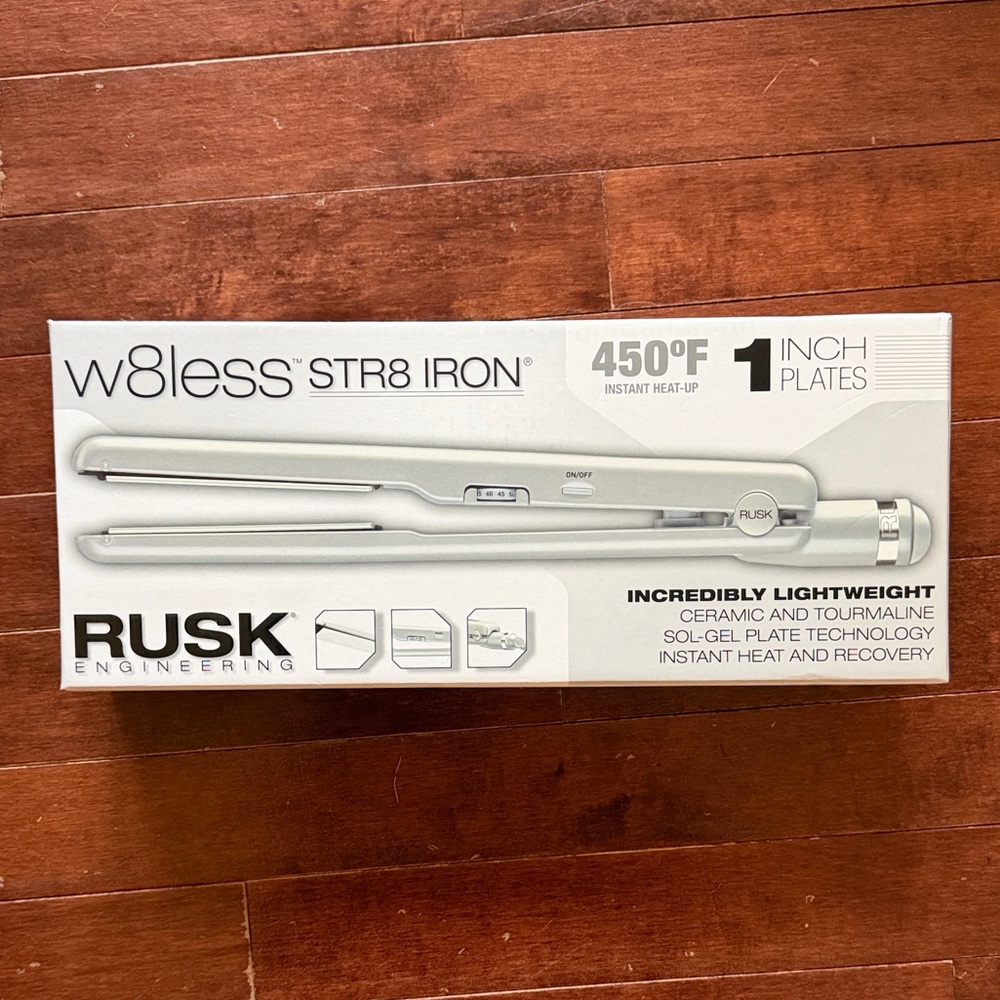 Rusk W8less Silver Hair Straightener